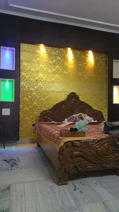 Furniture, Lighting, Storage, Bedroom Designs by Building Supplies Ultimate Wallpaper, Jaipur | Kolo
