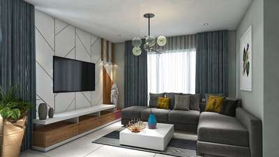 Living, Furniture, Storage, Home Decor Designs by Interior Designer Design Desk, Thrissur | Kolo