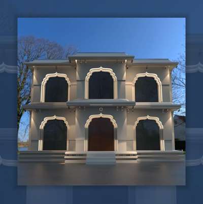 Exterior, Lighting Designs by 3D & CAD AR KAMLESH KUMAWAT, Jaipur | Kolo