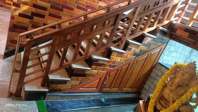 Prayer Room, Storage, Staircase Designs by Carpenter Reji sivanadanan, Thiruvananthapuram | Kolo
