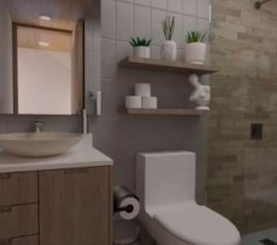 Bathroom Designs by Civil Engineer Nidhi Kaurav, Ujjain | Kolo