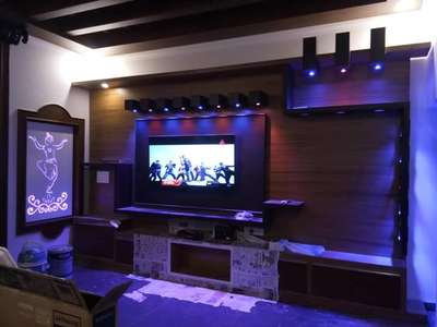 Lighting, Living, Storage Designs by Contractor Shibu Andaladi, Palakkad | Kolo