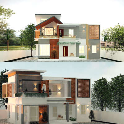 Exterior Designs by Civil Engineer Farhath Surayya, Malappuram | Kolo