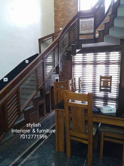 Dining, Furniture, Table, Storage, Staircase Designs by Carpenter Sundhar sundharesh u, Palakkad | Kolo