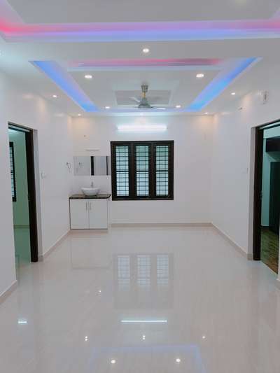 Ceiling, Lighting, Flooring, Bathroom Designs by Civil Engineer Varun S R, Thiruvananthapuram | Kolo