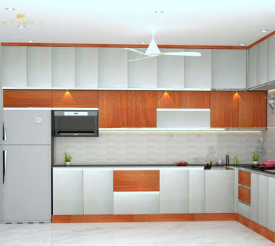 Kitchen, Lighting, Storage Designs by 3D & CAD EDEN DESIGNS, Kottayam | Kolo