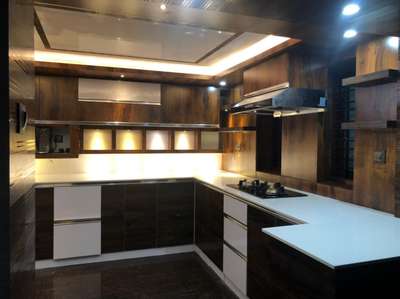 Ceiling, Kitchen, Lighting, Storage Designs by Service Provider Apple   plywoods , Thiruvananthapuram | Kolo