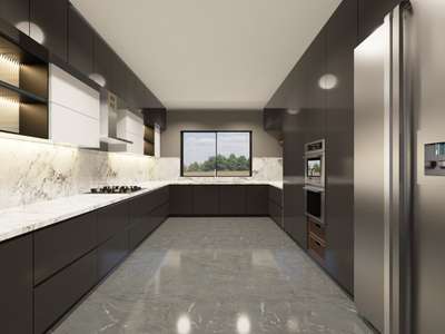 Kitchen, Storage Designs by 3D & CAD Muslim Saifi, Sonipat | Kolo