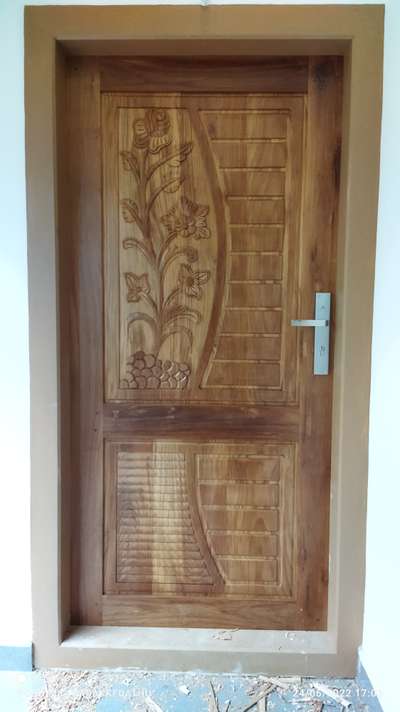 Door Designs by Carpenter Sijumon Vadakkedathu, Idukki | Kolo
