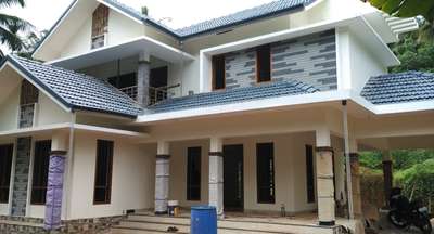Exterior, Outdoor Designs by Painting Works mohandas  MM, Kannur | Kolo