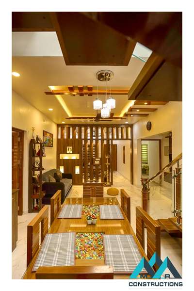 Dining, Furniture, Table, Lighting, Living Designs by Contractor ErMahesh V O, Kottayam | Kolo