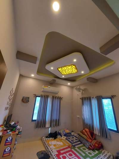 Ceiling, Lighting Designs by Painting Works Sarath S, Idukki | Kolo