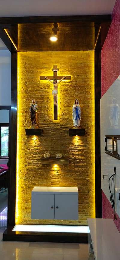 Prayer Room Designs by Carpenter Praveen Ravi, Thrissur | Kolo