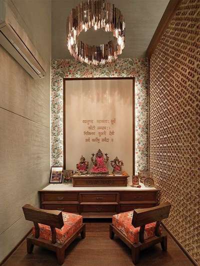 Prayer Room, Storage Designs by Architect Kuldeep Yadav, Noida | Kolo