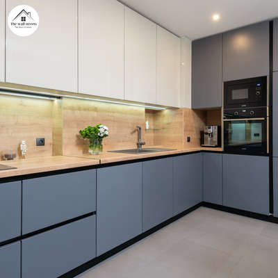 Lighting, Kitchen, Storage Designs by Interior Designer The wall streets  modular kitchen, Ghaziabad | Kolo