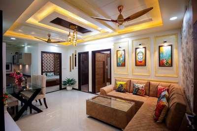 Ceiling, Furniture, Living, Lighting, Table Designs by Architect Home Designer pro, Jaipur | Kolo