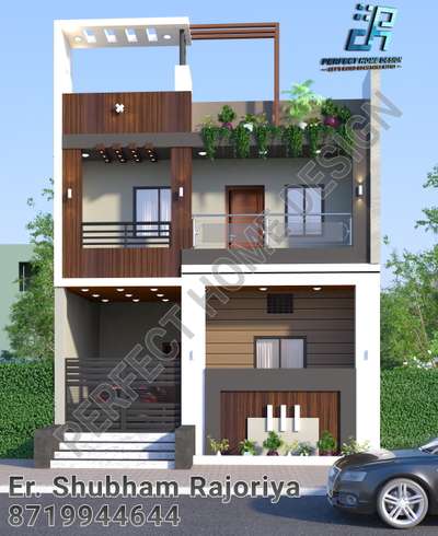 Exterior Designs by Civil Engineer Shubham Rajoriya, Indore | Kolo