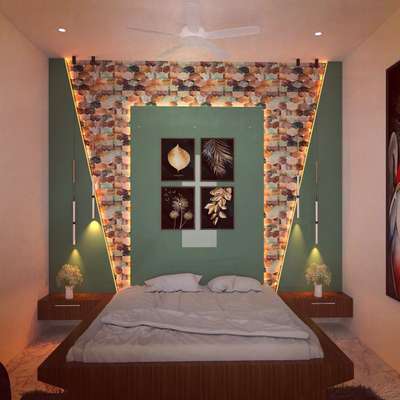 Furniture, Lighting, Bedroom, Storage, Wall Designs by Contractor Namah Innovation, Jaipur | Kolo