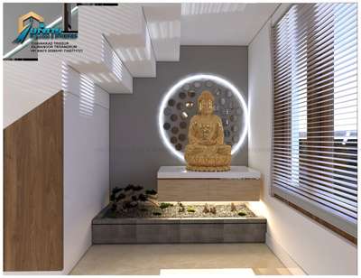 Lighting, Prayer Room, Storage Designs by Contractor Unity Builders   and  Interiors, Thrissur | Kolo