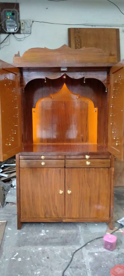 Prayer Room, Storage Designs by Carpenter sanjay sharma, Ujjain | Kolo