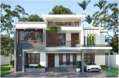 Exterior Designs by Civil Engineer HAC Architecture, Malappuram | Kolo