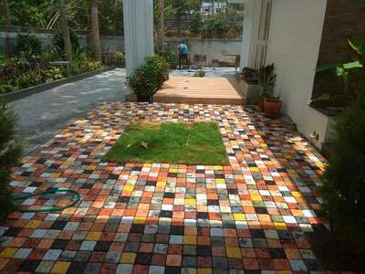 Flooring, Outdoor Designs by Flooring Santhosh Shalu, Thiruvananthapuram | Kolo