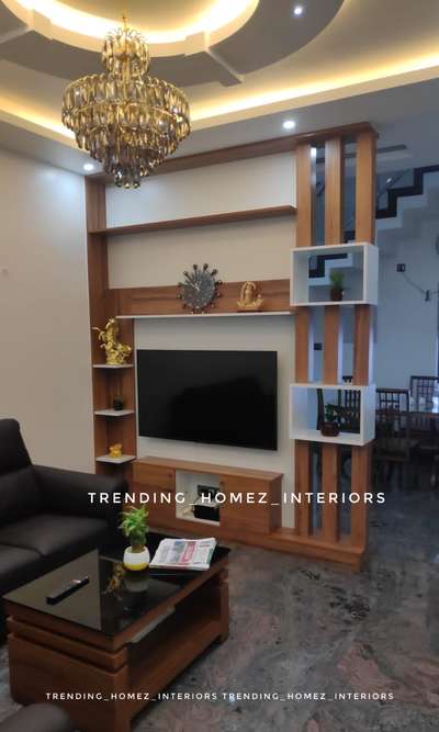Ceiling, Lighting, Living, Storage Designs by Service Provider Trending Homez interiorsdesigns, Kollam | Kolo