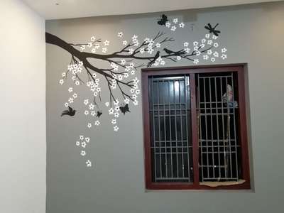 Window, Wall Designs by Painting Works Pramod Kumar M, Kozhikode | Kolo