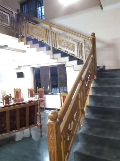 Staircase Designs by Carpenter Sameer Vijayan, Ernakulam | Kolo