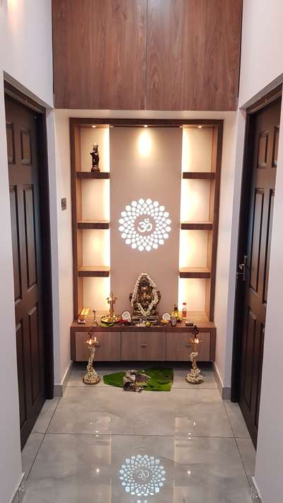 Prayer Room, Storage Designs by Architect Jinto C Thomas, Kozhikode | Kolo