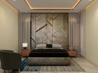 Furniture, Storage, Bedroom, Lighting Designs by Interior Designer Ansil Mohamed, Malappuram | Kolo
