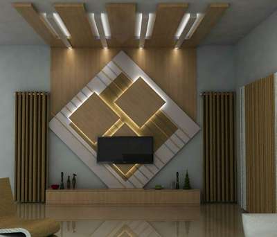 Living, Lighting, Wall, Storage, Ceiling Designs by Carpenter Irfan Saifl, Palakkad | Kolo