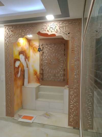 Prayer Room Designs by Interior Designer SAMS DESIGNS, Delhi | Kolo