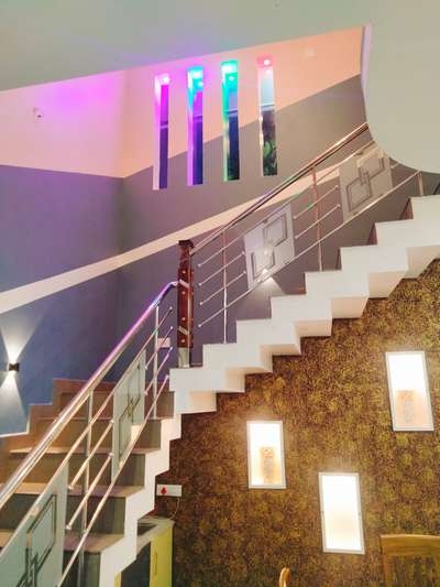 Lighting, Wall, Staircase Designs by Mason Satheesh Udumabnnoor, Idukki | Kolo