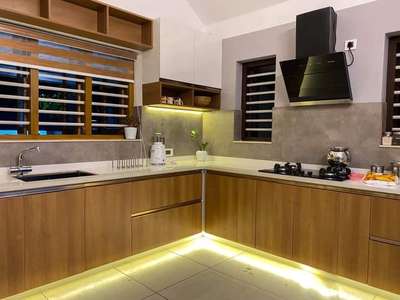 Kitchen, Lighting, Storage Designs by Interior Designer Kerala modular kitchen and interior, Alappuzha | Kolo
