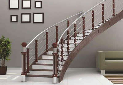 Staircase Designs by Contractor Tomy Rockey, Idukki | Kolo