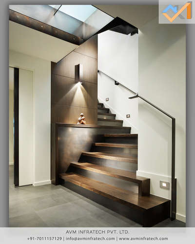 Staircase Designs by Architect AVM Infratech Pvt Ltd , Delhi | Kolo