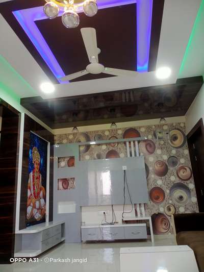 Ceiling, Lighting, Living, Storage Designs by Carpenter Parkash suthar Suthar, Jodhpur | Kolo