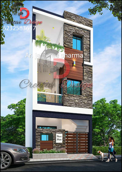 Exterior, Lighting Designs by Architect ArJaishree sharma, Indore | Kolo