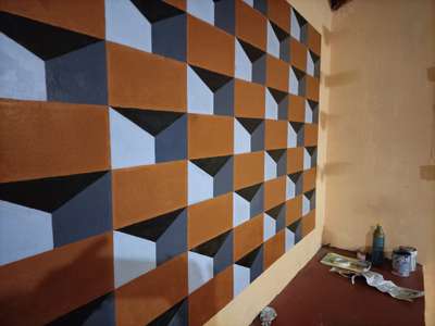 Wall Designs by Painting Works rajeev rakesh, Pathanamthitta | Kolo