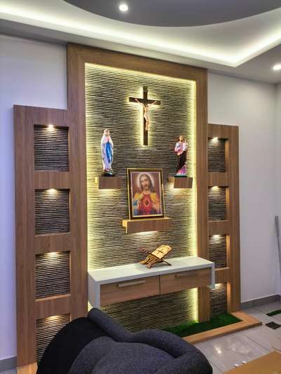 Lighting, Prayer Room, Storage Designs by Interior Designer aneesh kr, Kannur | Kolo