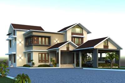 Exterior Designs by 3D & CAD sharun n p, Kozhikode | Kolo