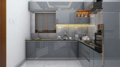 Kitchen, Lighting, Storage Designs by 3D & CAD QueenB Designs, Thrissur | Kolo