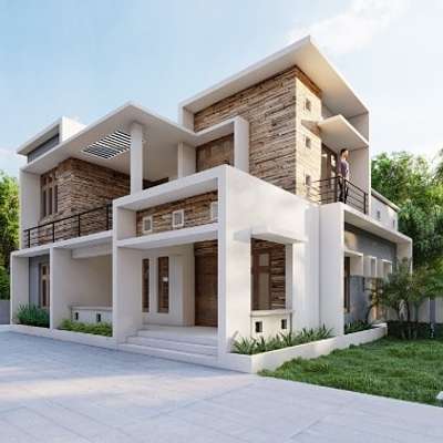 Exterior, Outdoor Designs by Interior Designer DZainStudio Architecture, Malappuram | Kolo