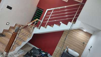 Staircase Designs by Fabrication & Welding St Antonys engineering work, Ernakulam | Kolo