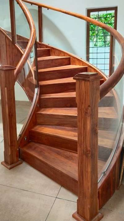 Staircase Designs by Civil Engineer AKHIL KUMAR VN, Idukki | Kolo
