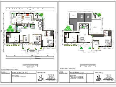 Plans Designs by Civil Engineer Dr NAFEESATHUL MIZRIYA MINHAJ BUILDERS, Thrissur | Kolo