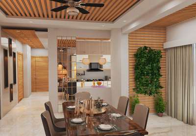 Ceiling, Dining, Furniture, Table, Wall Designs by 3D & CAD TALIB  Tst, Delhi | Kolo