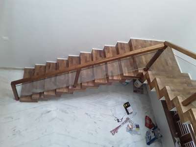 Staircase Designs by Carpenter sumesh , Kannur | Kolo