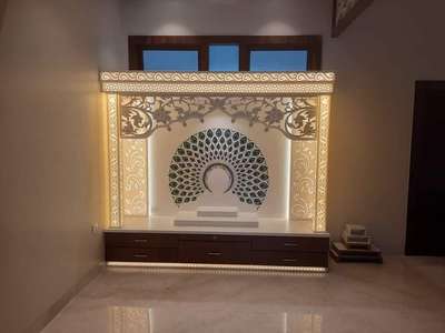 Prayer Room, Storage, Lighting Designs by Carpenter Rohit Kumar carpenter , Delhi | Kolo
